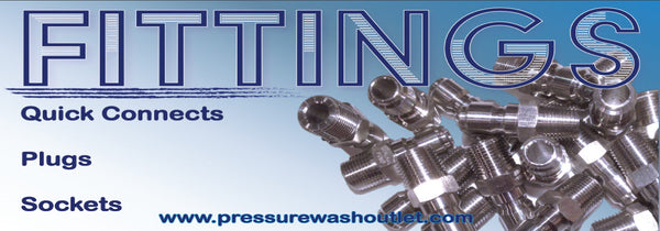 PRESSURE WASH QUICK CONNECT FITTINGS